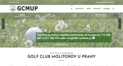 Desktop Screenshot of golfmolitorov.cz