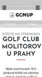 Mobile Screenshot of golfmolitorov.cz